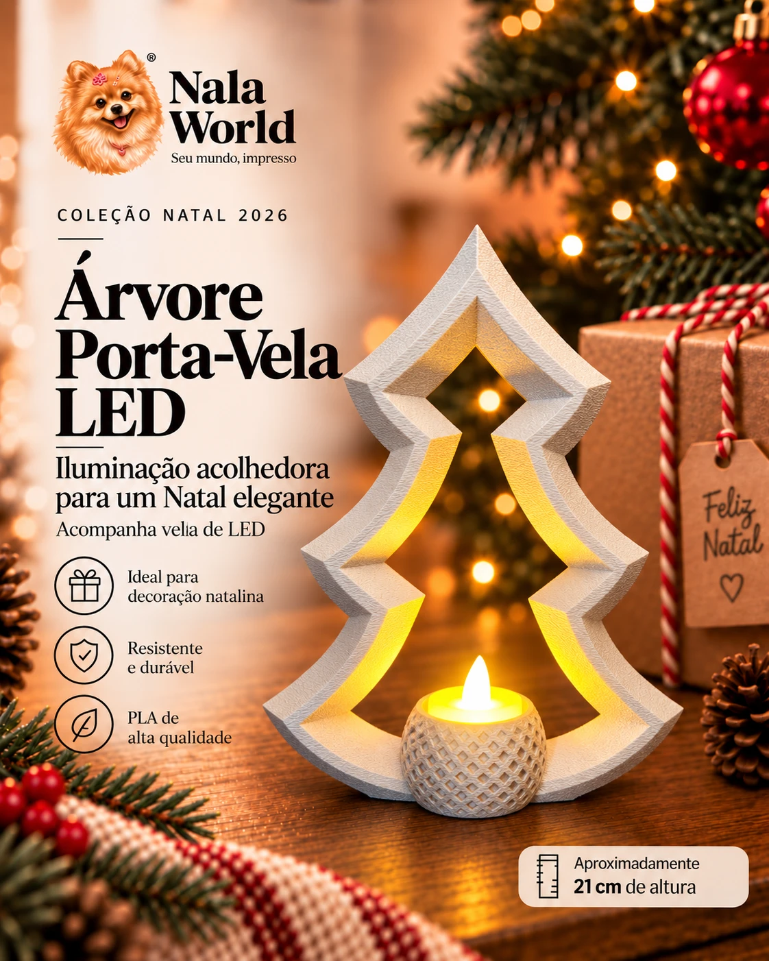Árvore de Natal Iluminada